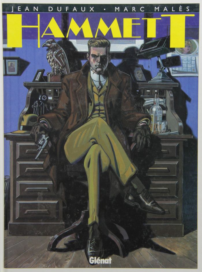 Couverture du livre « GRANDS ECRIVAINS - HAMMETT » de Dufaux/males, librairie Les Contes Infusés à Corte