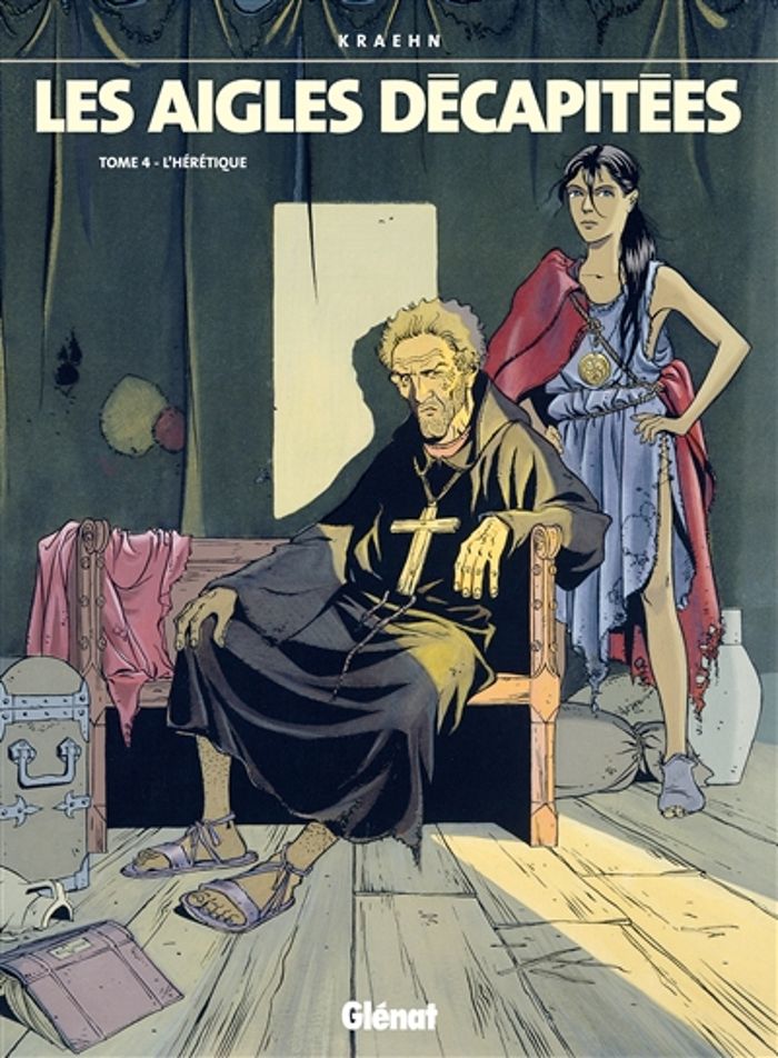Couverture du livre « LES AIGLES DECAPITEES - TOME 04 - L'HERETIQUE » de Jean-Charles Kraehn, librairie Les Contes Infusés à Corte