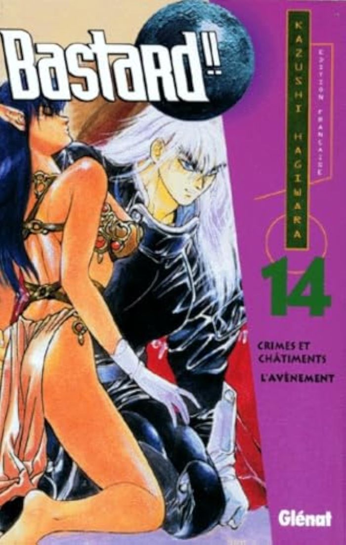 Couverture du livre « BASTARD !! - TOME 14 - L'AVENEMENT » de Kazushi Hagiwara, librairie Les Contes Infusés à Corte