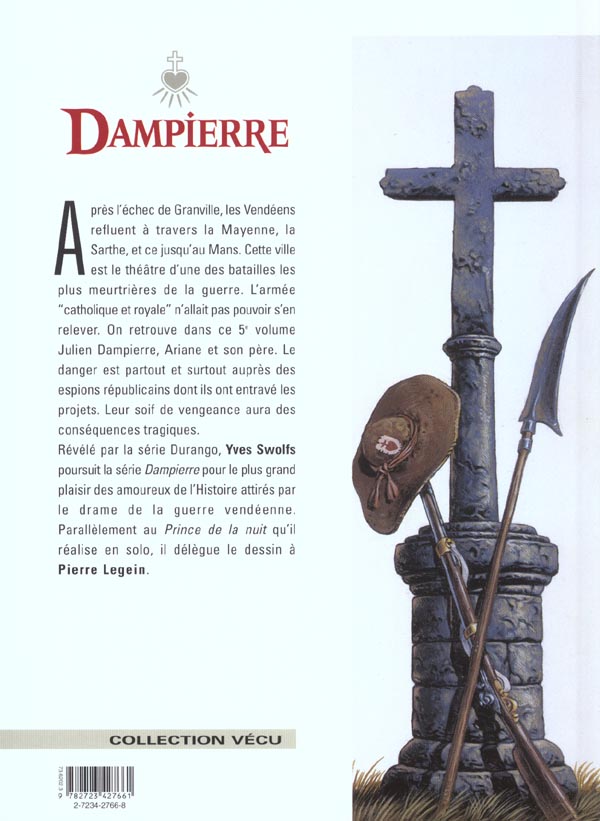 Quatrième de couverture de « DAMPIERRE - TOME 05 - LE CORTEGE MAUDIT »
