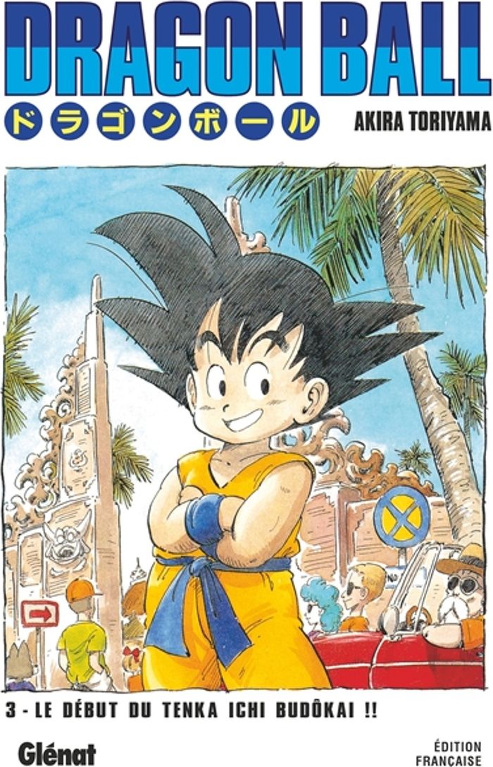Couverture du livre « DRAGON BALL - EDITION ORIGINALE - TOME 03 - LE DEBUT DU TENKA ICHI BUDOKAI !! » de Akira Toriyama, librairie Les Contes Infusés à Corte