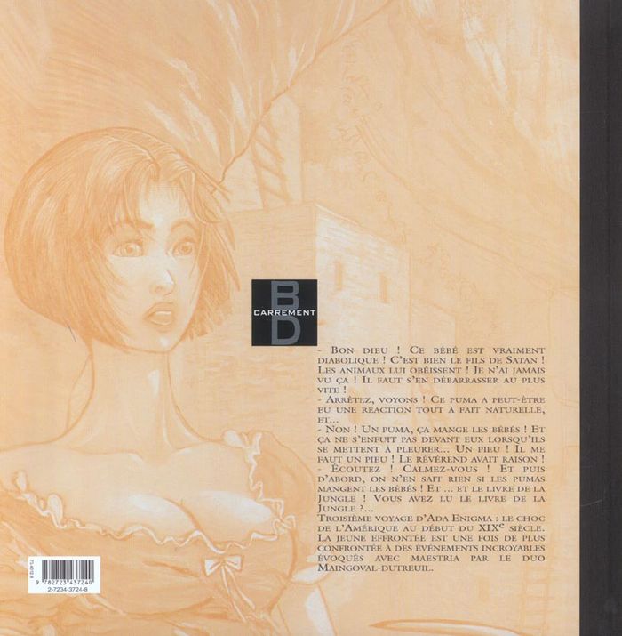 Quatrième de couverture de « ADA ENIGMA - TOME 03 - UNE HISTOIRE INFERNALE »