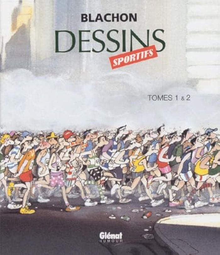 Couverture du livre « DESSINS SPORTIFS - TOME 01 » de Roger Blachon, librairie Les Contes Infusés à Corte