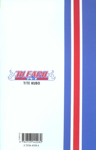 Quatrième de couverture de « BLEACH - TOME 02 - GOODBYE PARAKEET, GOODNITE MY SISTA »