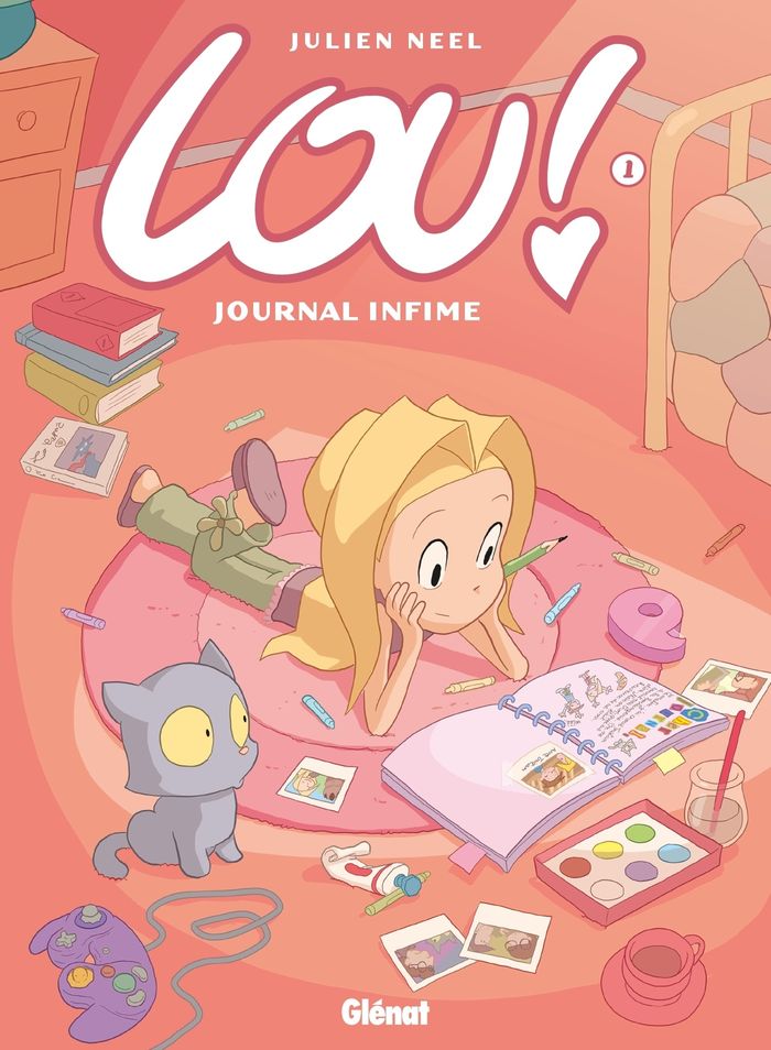 Couverture du livre « LOU ! - TOME 01 - JOURNAL INFIME » de Julien Neel, librairie Les Contes Infusés à Corte