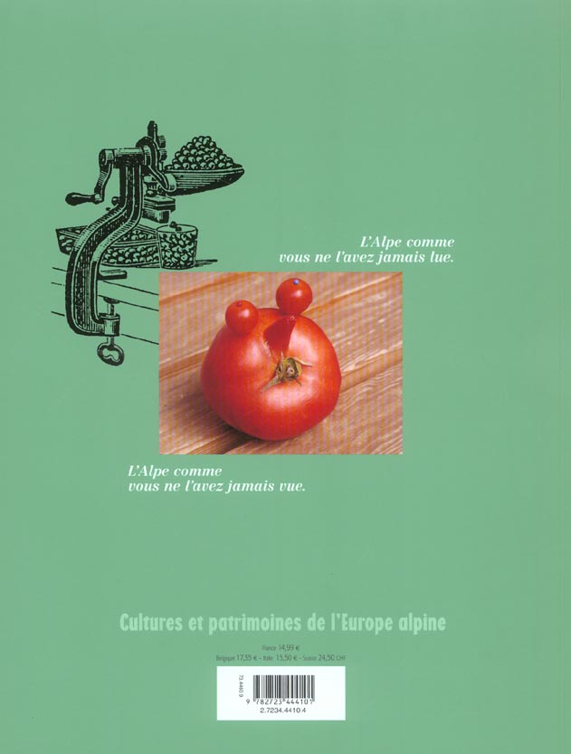 Quatrième de couverture de « L'ALPE 22 - CUEILLIR LA MONTAGNE »
