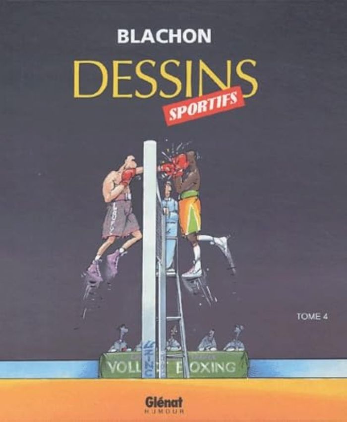 Couverture du livre « DESSINS SPORTIFS - TOME 04 » de Roger Blachon, librairie Les Contes Infusés à Corte