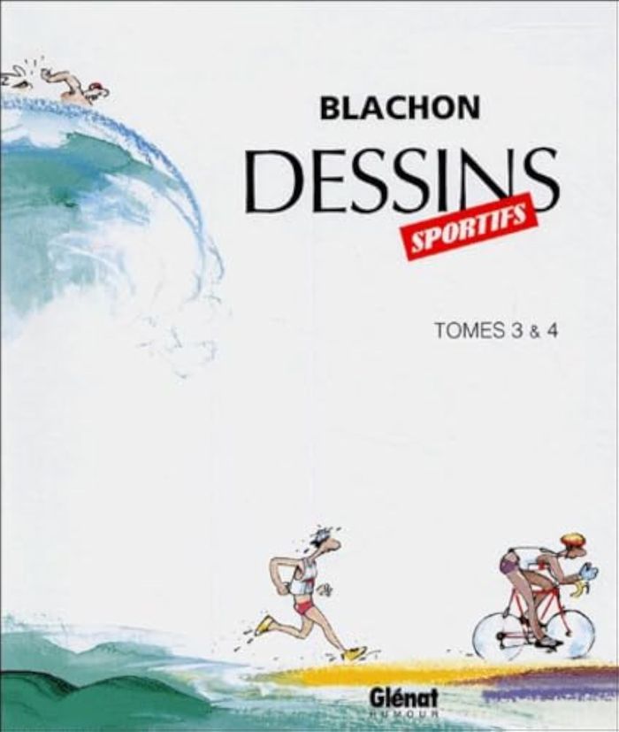 Couverture du livre « DESSINS SPORTIFS - COFFRET 2 » de Roger Blachon, librairie Les Contes Infusés à Corte