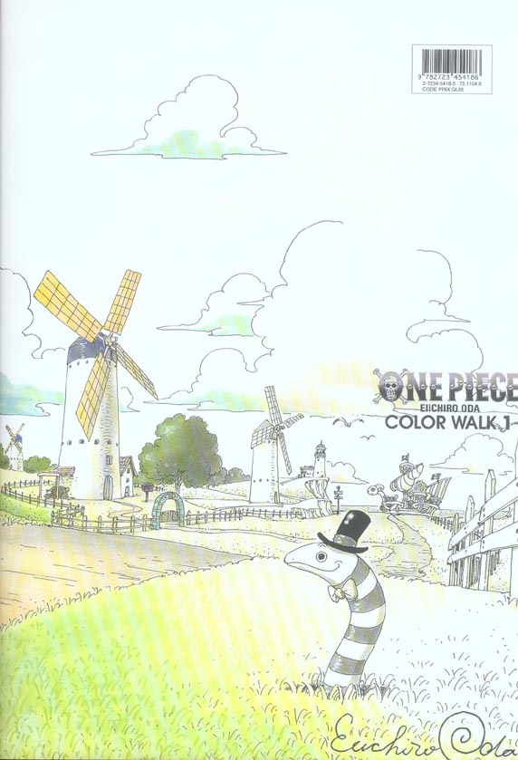 Quatrième de couverture de « One piece : color walk »