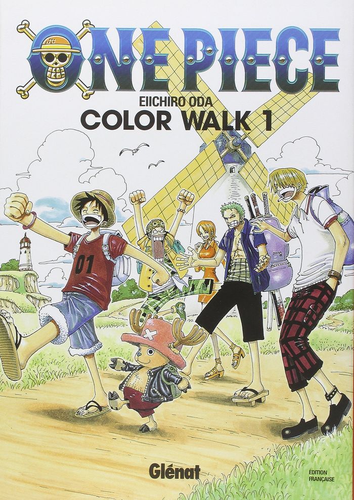 Couverture du livre « One piece : color walk » de Eiichirō Oda, librairie Les Contes Infusés à Corte