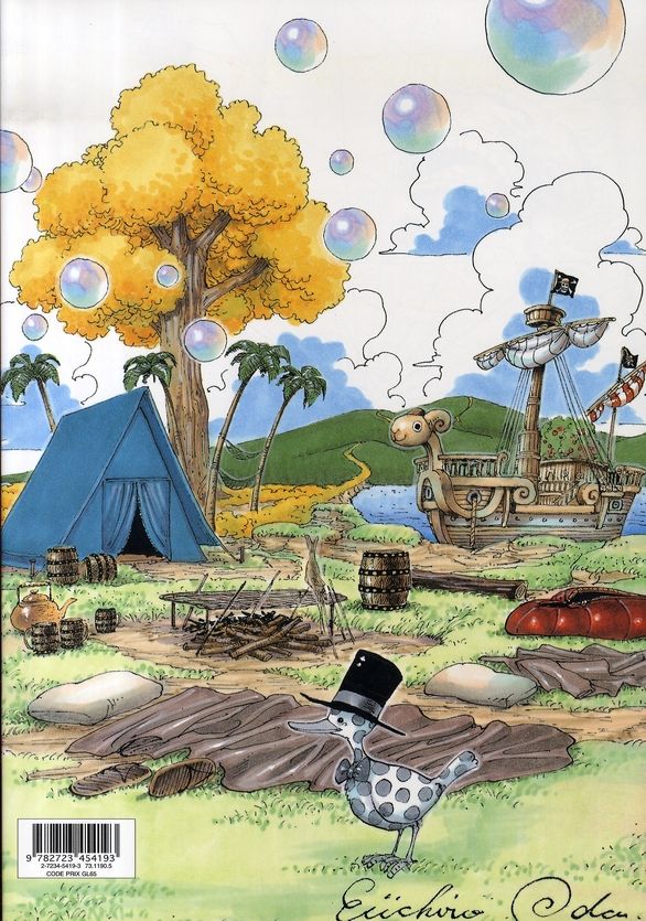 Quatrième de couverture de « One piece : color walk »