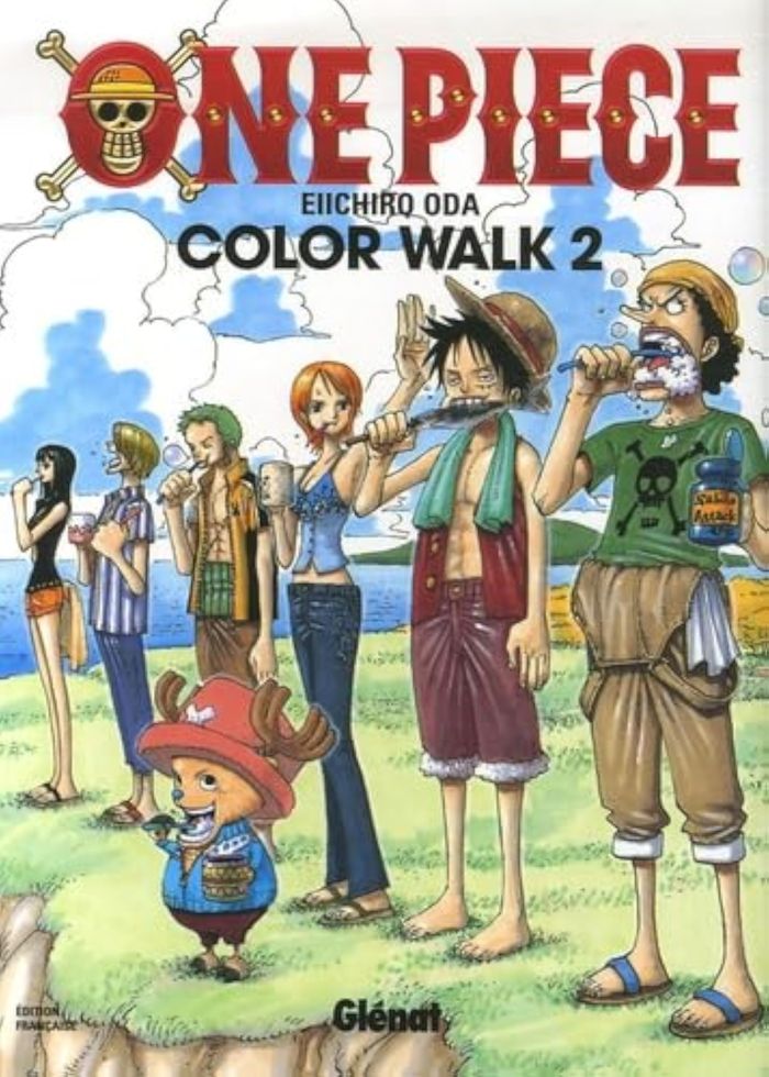 Couverture du livre « One piece : color walk » de Eiichirō Oda, librairie Les Contes Infusés à Corte