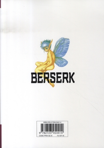 Quatrième de couverture de « Berserk »