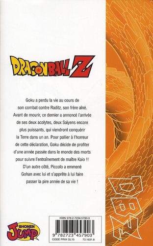 Quatrième de couverture de « Les Saïyens »