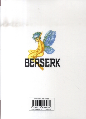 Quatrième de couverture de « Berserk »