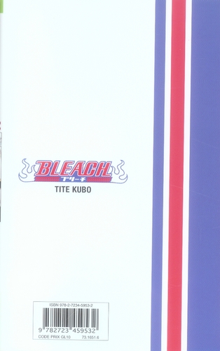 Quatrième de couverture de « BLEACH - TOME 24 - IMMANENT GOD BLUES »