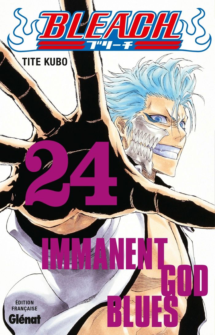 Couverture du livre « BLEACH - TOME 24 - IMMANENT GOD BLUES » de Tite Kubo, librairie Les Contes Infusés à Corte