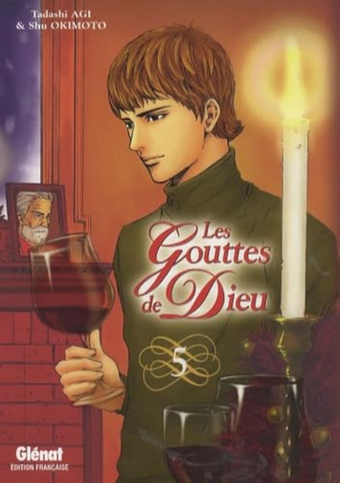 Couverture du livre « LES GOUTTES DE DIEU - TOME 05 » de Agi/okimoto, librairie Les Contes Infusés à Corte