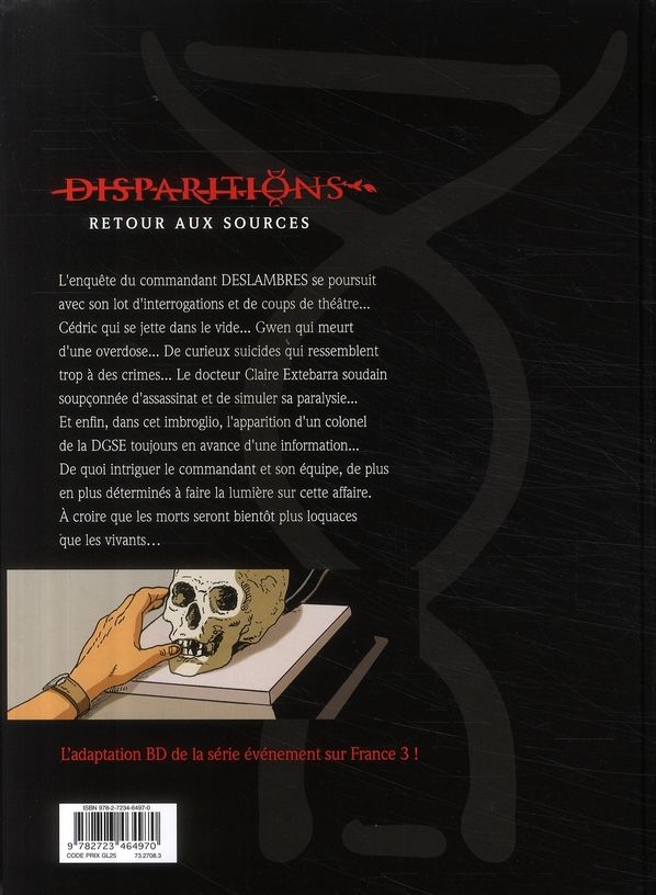 Quatrième de couverture de « DISPARITIONS - TOME 02 »