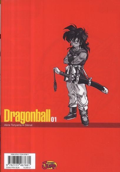 Quatrième de couverture de « Dragonball »