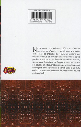 Quatrième de couverture de « HAL, l'homme électronique »