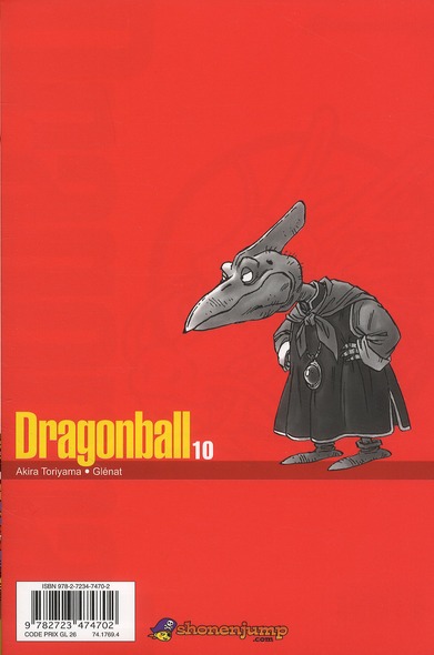 Quatrième de couverture de « Dragonball »