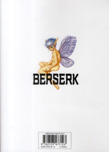 Quatrième de couverture de « Berserk »