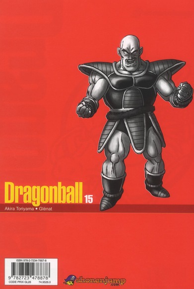 Quatrième de couverture de « Dragonball »