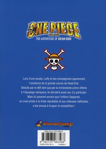 Quatrième de couverture de « One piece, the movie : the adventure of Dead End »