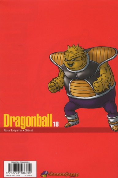 Quatrième de couverture de « Dragonball »