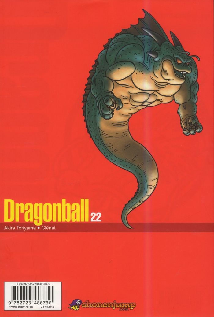 Quatrième de couverture de « Dragonball »