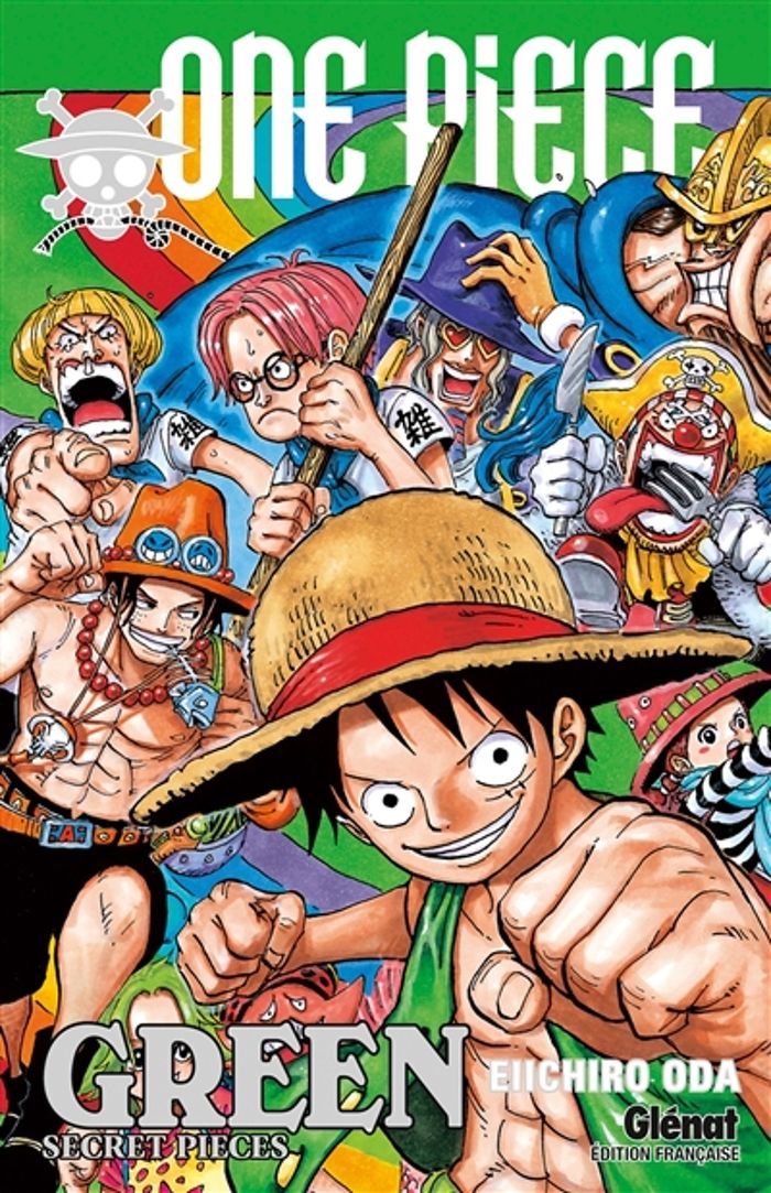 Couverture du livre « One piece green » de Eiichirō Oda, librairie Les Contes Infusés à Corte