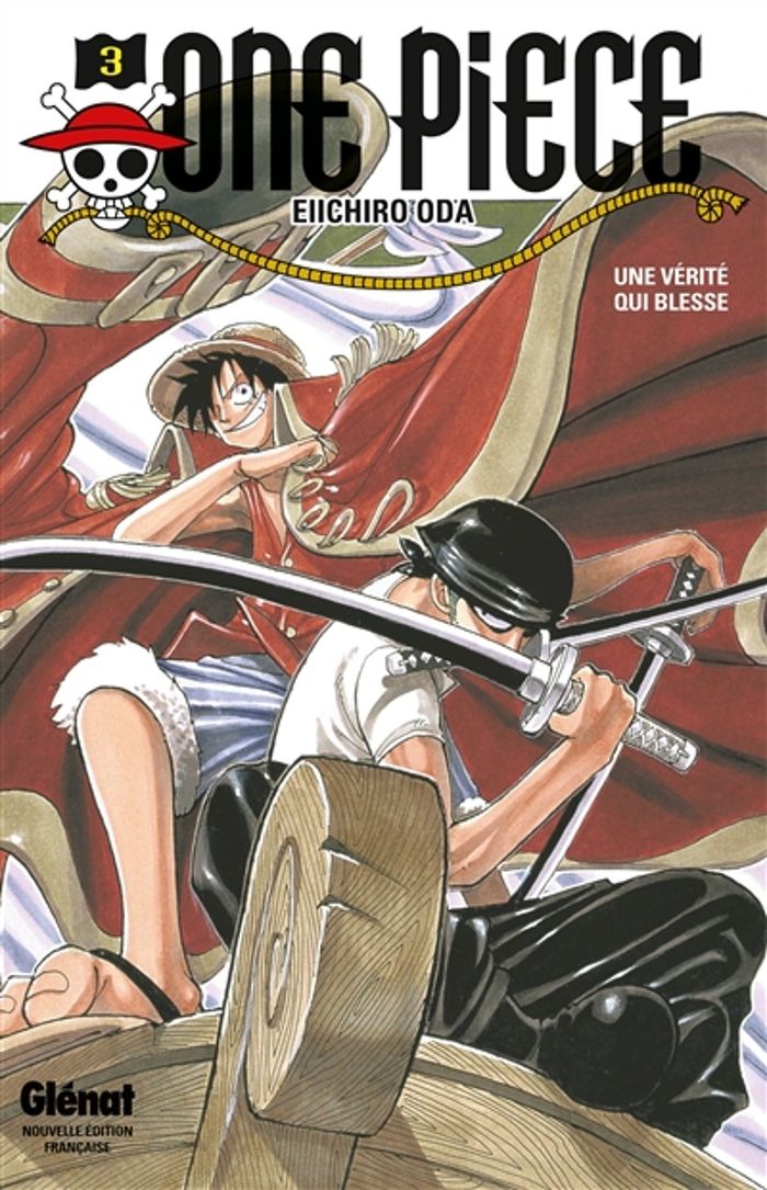 Couverture du livre « ONE PIECE - EDITION ORIGINALE - TOME 03 - UNE VERITE QUI BLESSE » de Eiichiro Oda, librairie Les Contes Infusés à Corte