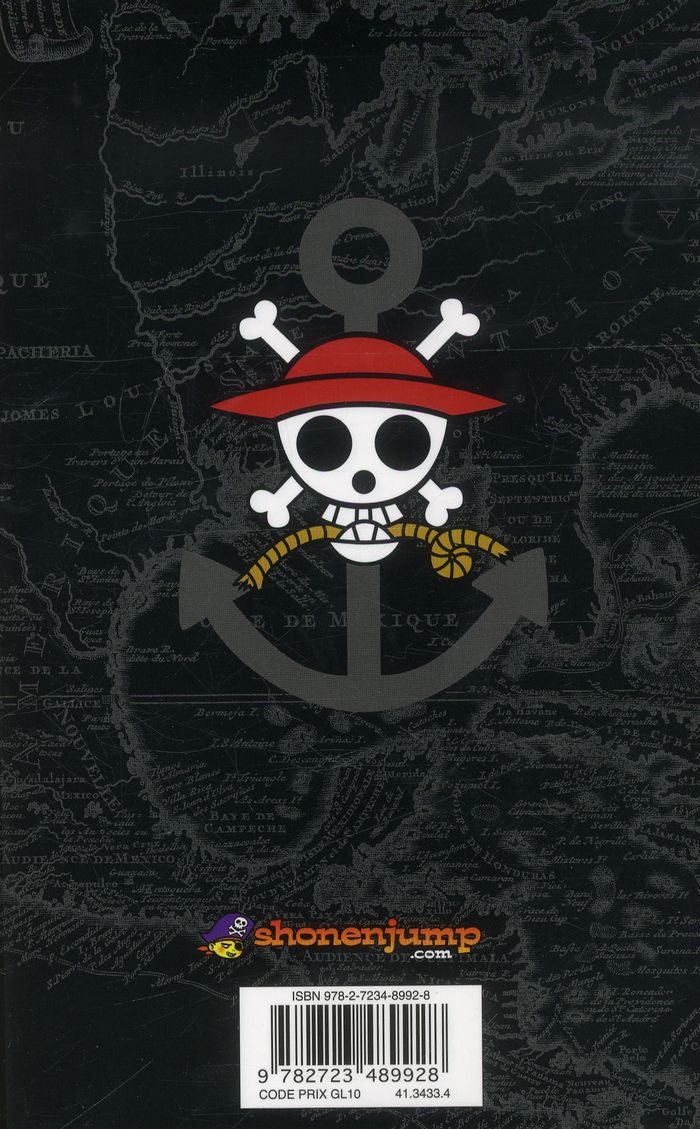 Quatrième de couverture de « ONE PIECE - EDITION ORIGINALE - TOME 05 - POUR QUI SONNE LE GLAS »