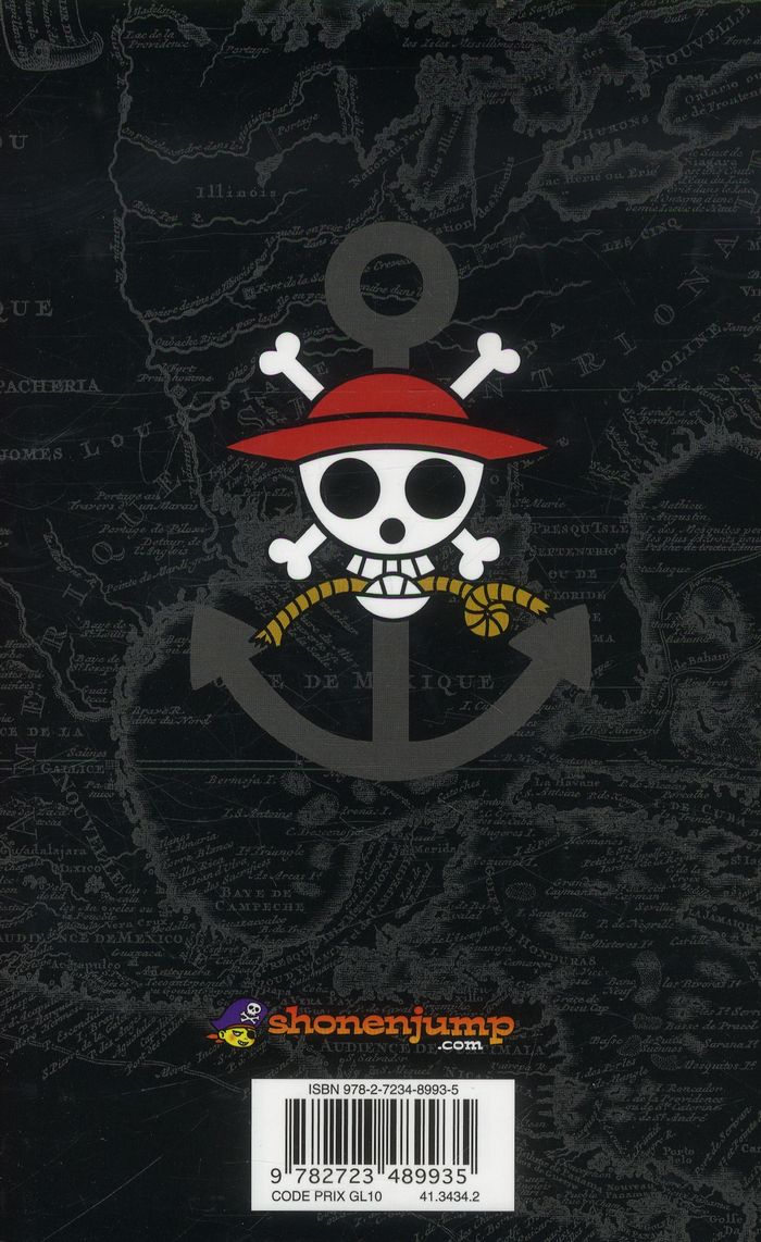 Quatrième de couverture de « ONE PIECE - EDITION ORIGINALE - TOME 06 - LE SERMENT »