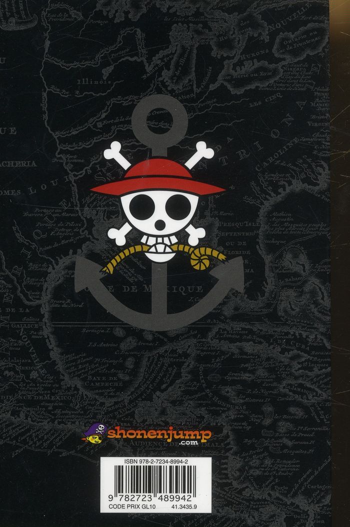 Quatrième de couverture de « ONE PIECE - EDITION ORIGINALE - TOME 07 - VIEUX MACHIN »