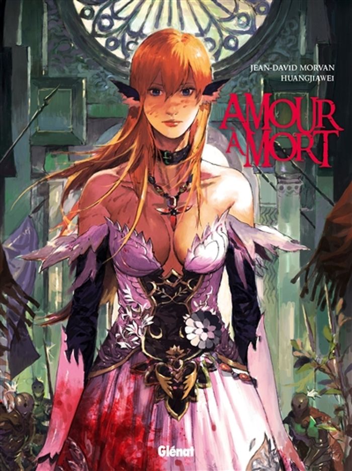 Couverture du livre « L'AMOUR A MORT » de Morvan/huangjiawei, librairie Les Contes Infusés à Corte