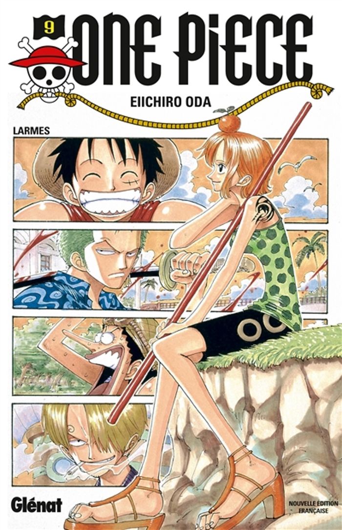 Couverture du livre « ONE PIECE - EDITION ORIGINALE - TOME 09 - LARMES » de Eiichiro Oda, librairie Les Contes Infusés à Corte