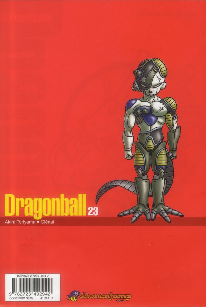 Quatrième de couverture de « Dragonball »