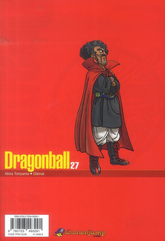 Quatrième de couverture de « Dragonball »