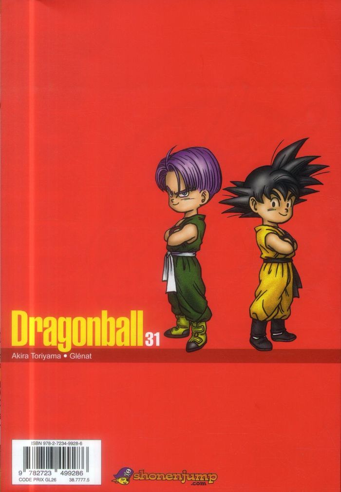 Quatrième de couverture de « Dragonball »
