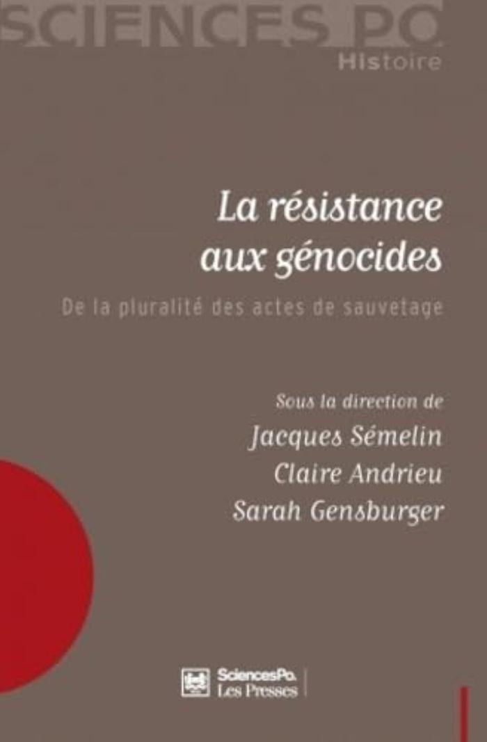 Couverture du livre « LA RESISTANCE AUX GENOCIDES », librairie Les Contes Infusés à Corte