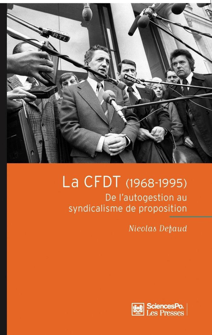 Couverture du livre « LA CFDT (1968-1995) » de Nicolas Defaud, librairie Les Contes Infusés à Corte