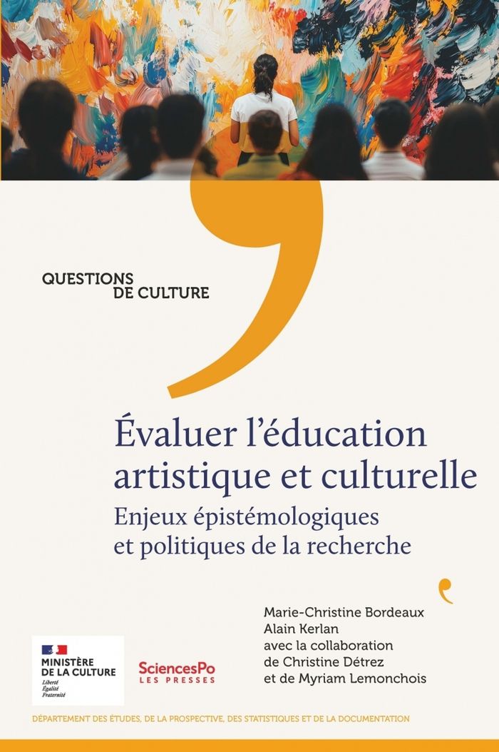 Couverture du livre « Évaluer l'éducation artistique et culturelle : enjeux épistémologiques et politiques de la recherche » de [sous la direction de] Marie-Christine Bordeaux, librairie Les Contes Infusés à Corte
