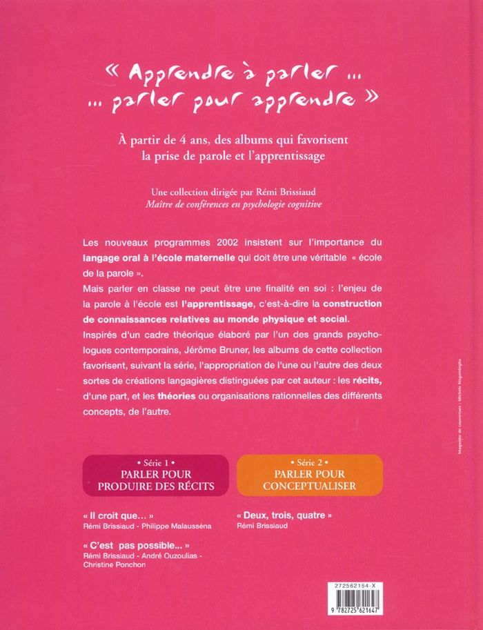 Quatrième de couverture de « IL CROIT QUE... »