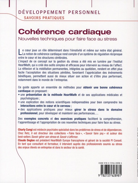 Quatrième de couverture de « COHERENCE CARDIAQUE »