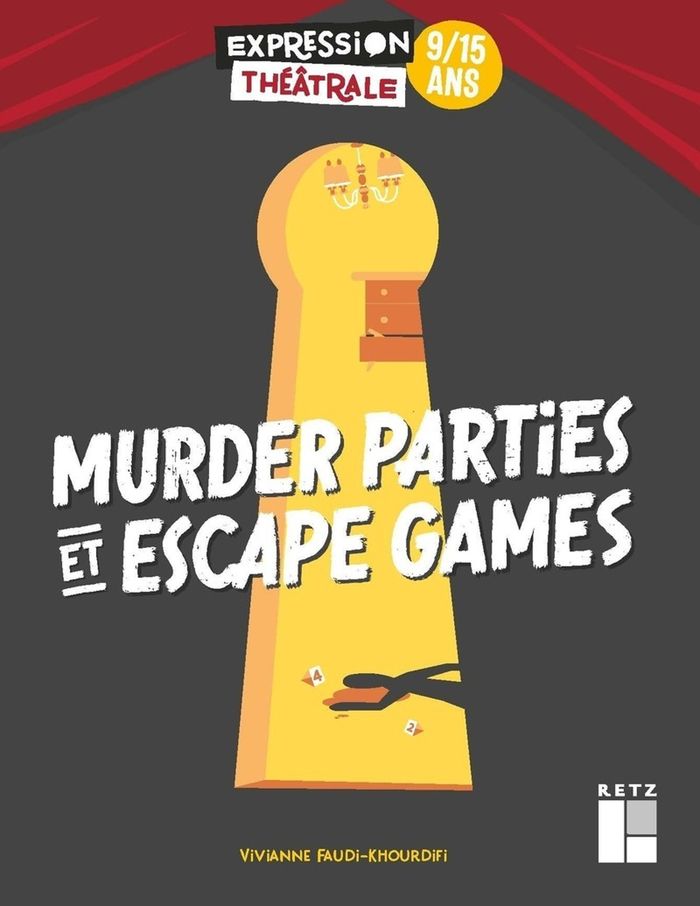 Couverture du livre « MURDER PARTIES ET ESCAPE GAMES 9/15 ANS », librairie Les Contes Infusés à Corte