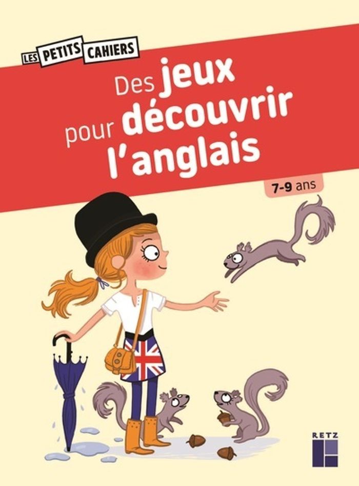 Couverture du livre « Des jeux pour découvrir l'anglais : 7-9 ans » de Sandra Lebrun, librairie Les Contes Infusés à Corte
