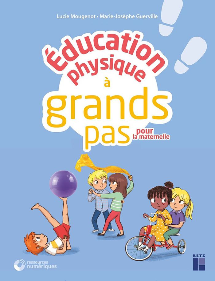 Couverture du livre « Éducation physique à grands pas », librairie Les Contes Infusés à Corte