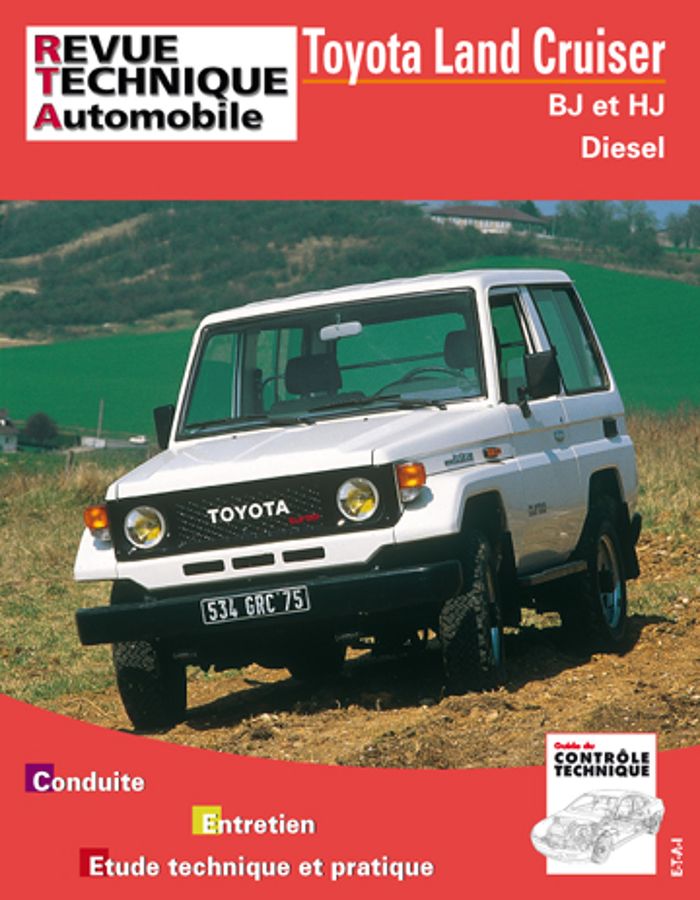 Couverture du livre « TOYOTA LAND CRUISER - SERIE BJ ET HJ », librairie Les Contes Infusés à Corte